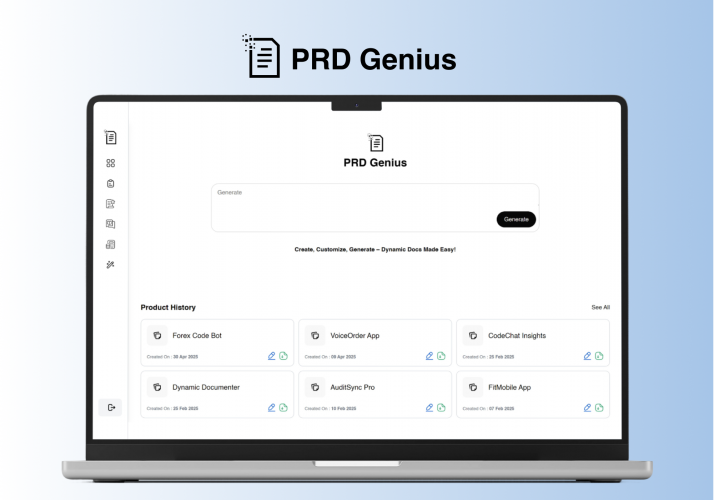 AI-Powered PRD Generator: From Ideas to User Stories & Estimates screenshot 1