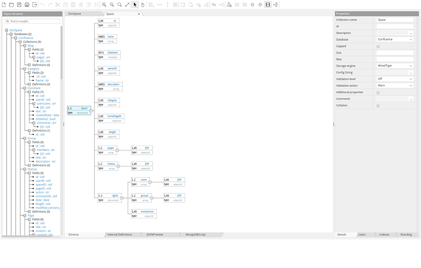 Revolutionary data modeling software screenshot 3