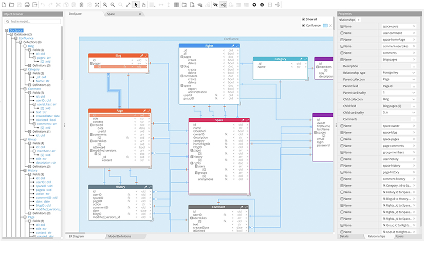 Revolutionary data modeling software screenshot 5