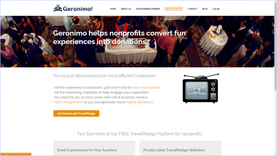 A Website Development Solution designed for Geronimo – US screenshot 2