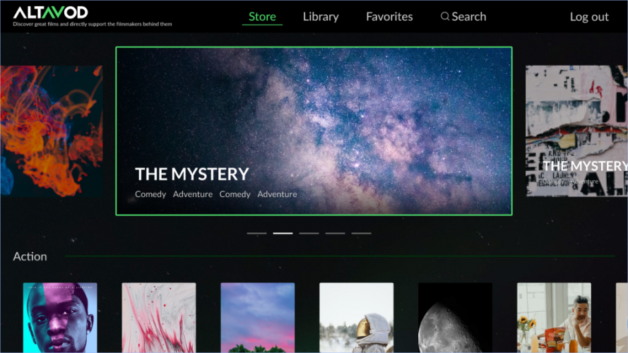 Digital Right Management Solution for Altavod – US screenshot 4