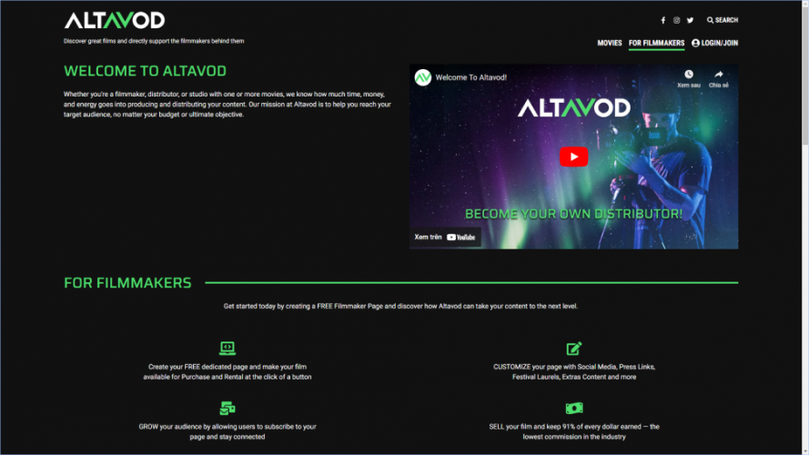 Digital Right Management Solution for Altavod – US screenshot 2