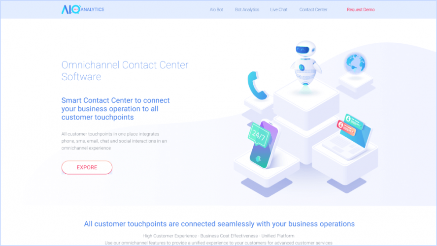 Customer Engagement Solution to enhance customer services for Alo Analytics - Vietnam screenshot 1