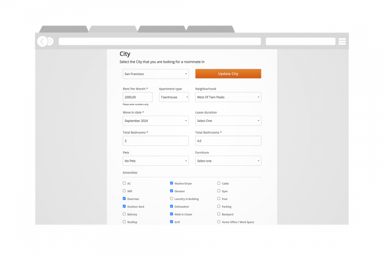 Engaging Roommate Finder Social Platform screenshot 4