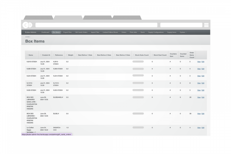 Custom Order Management System for Book Subscription Service screenshot 2