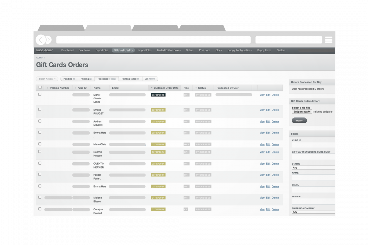 Custom Order Management System for Book Subscription Service screenshot 3