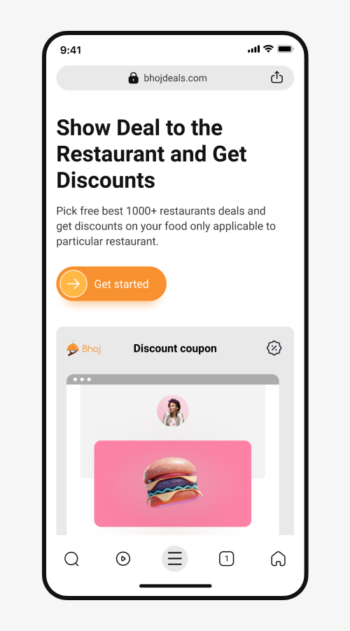 Food Delivery App screenshot 1