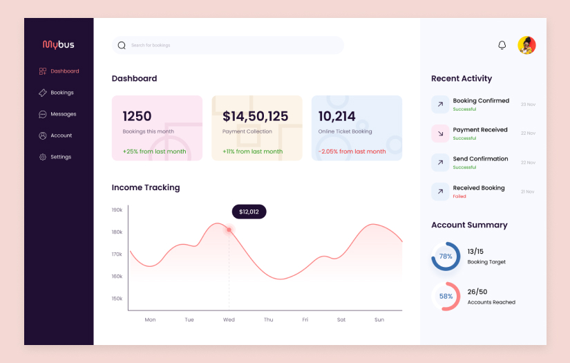 Bus Ticket Booking App & Website screenshot 2