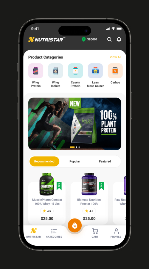 Cutting-edge Fitness eCommerce screenshot 1