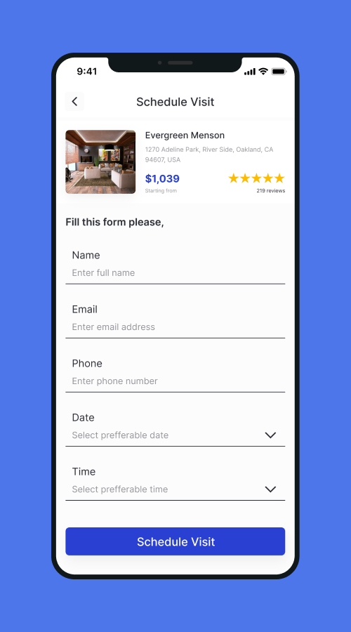 Co-living Space Finder App screenshot 3