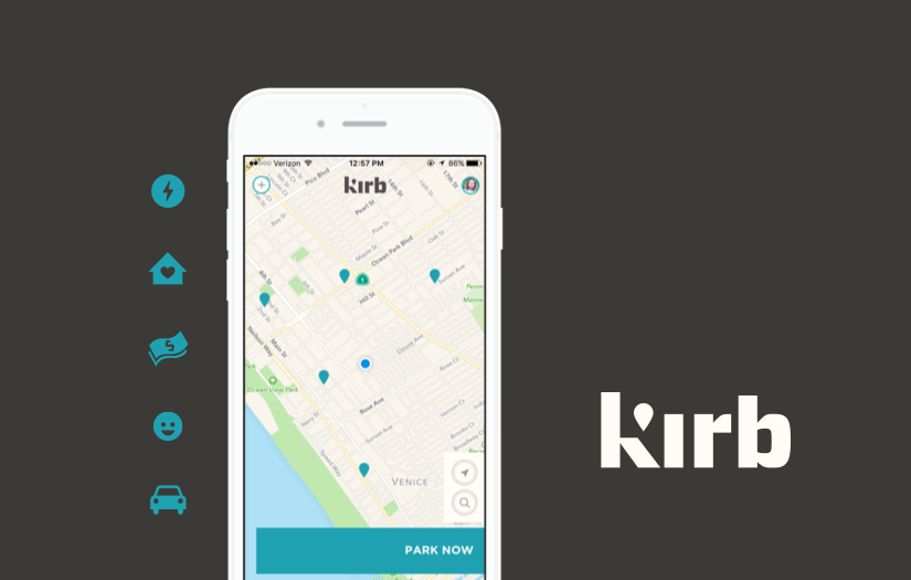 Kirb One-Tap Parking App screenshot 1