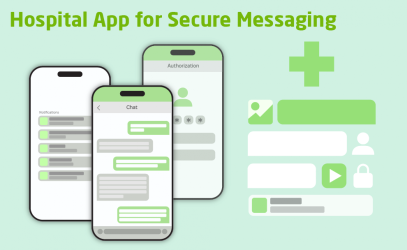 Hospital App for Secure Messaging screenshot 1