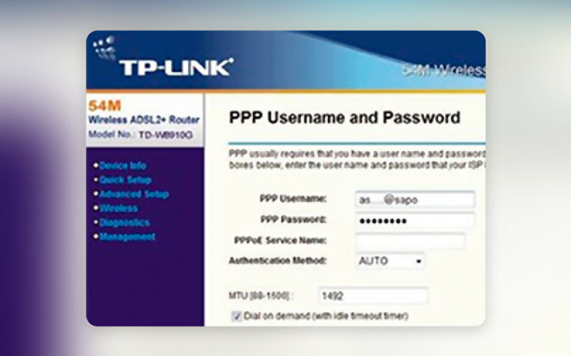Web UI for TPLink switches screenshot 1