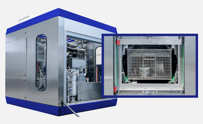 3D Animation of Industrial Washing Machine screenshot 1