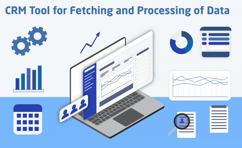 CRM Tool for Fetching and Processing of Data screenshot 1