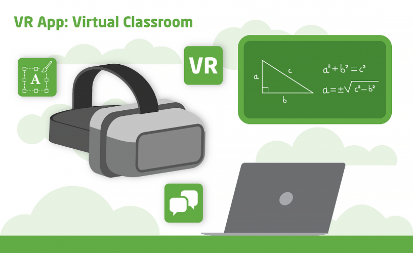 VR App: Virtual Classroom screenshot 1