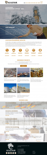 Innovative Website Design alsaymar engineering screenshot 1