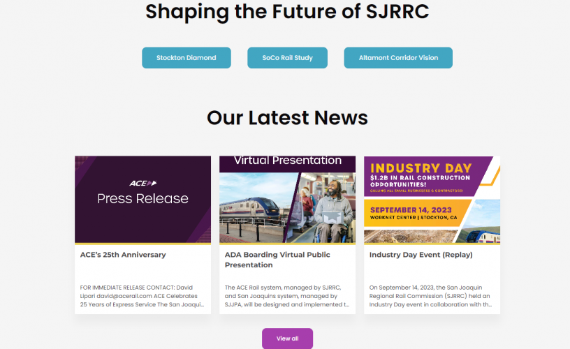 San Joaquin Regional Rail Commission screenshot 2