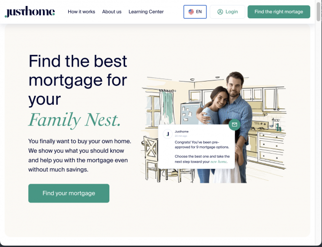 intech Mortgage startup Strapi Next.js React.js Typescript NodeJs screenshot 1
