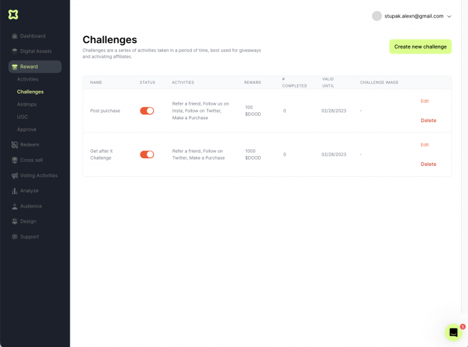 Blockchain-based loyalty platform screenshot 3