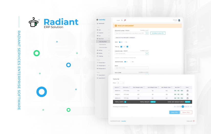 Radiant Services Enterprise Software screenshot 1