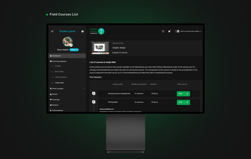 Inverse Online School screenshot 1