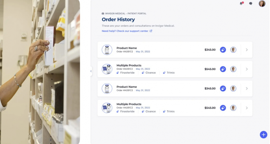 Custom Healthcare eCommerce Platform with CRM, Payment Gateway & HIPAA-Compliant Features screenshot 2