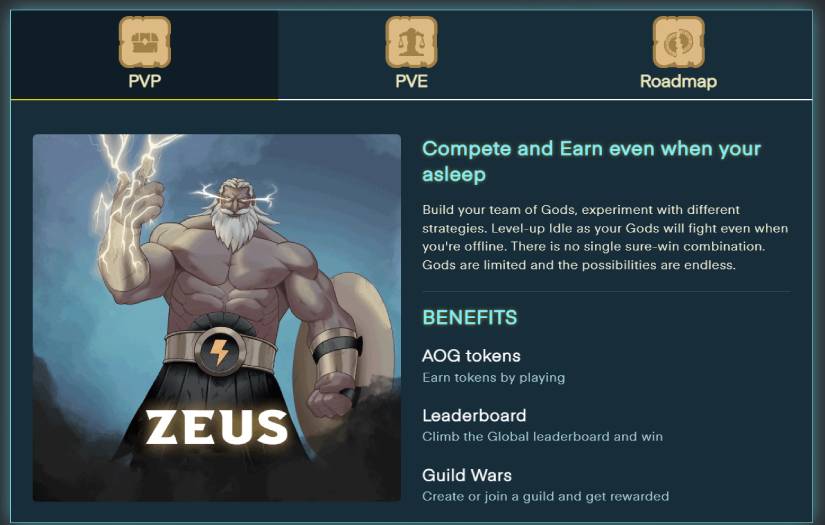 AGE OF GODS - NFT BASED GAME screenshot 2