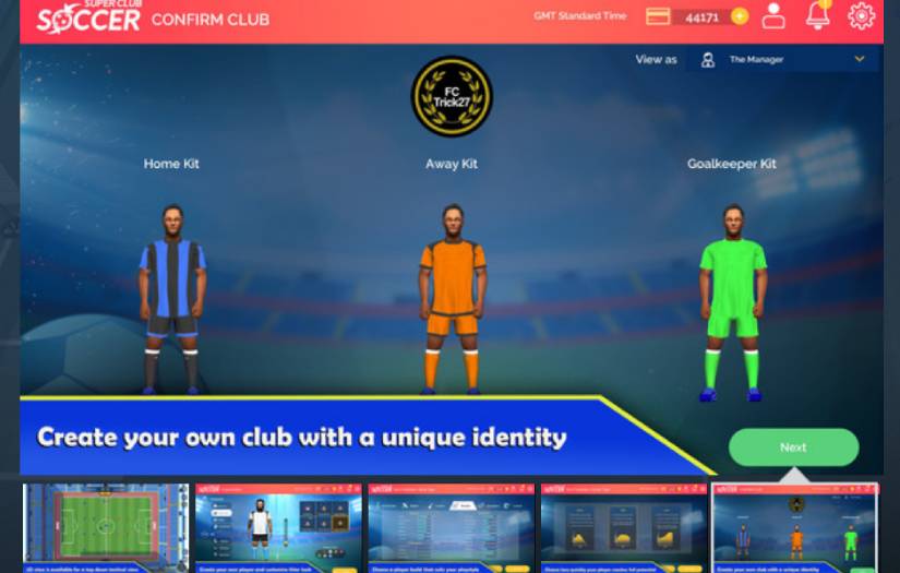 SUPER CLUB SOCCER ( SCS ) - Multiplayer Game screenshot 1