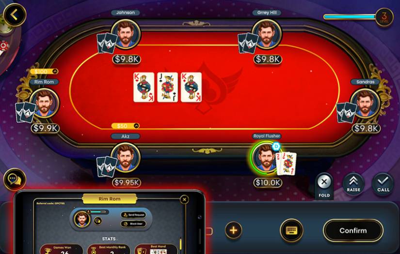 TEXAS POKER - CARD GAME FOR MOBILE screenshot 1