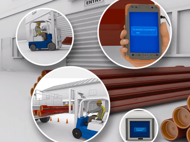 RFID PIPE SIMULATION APPLICATION screenshot 1