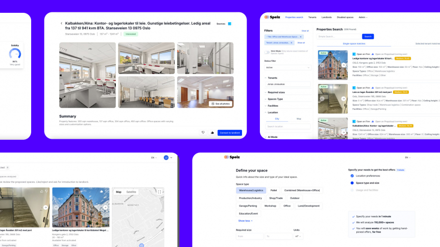 Real Estate Tenant-Landlord Matching Platform screenshot 1