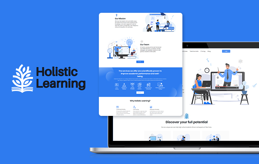 Holistic Learning - Website Development screenshot 2