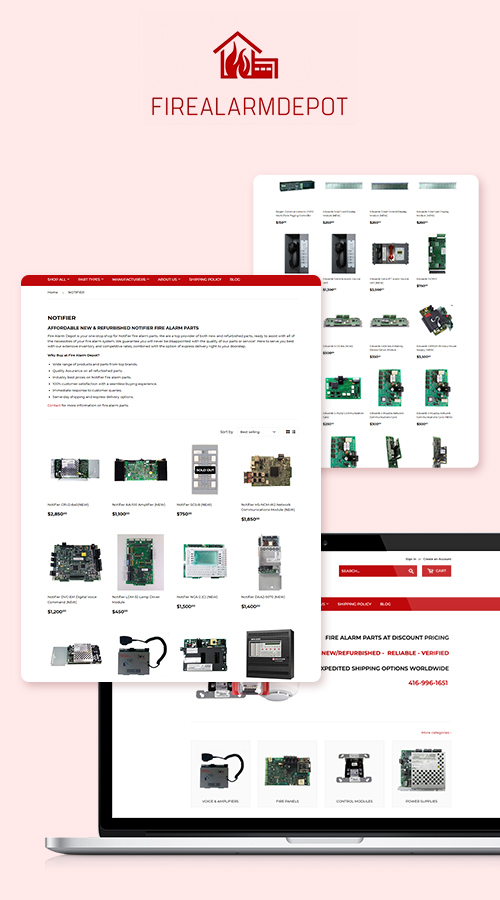 Fire Alarm Depot -Search Engine Visibility screenshot 2