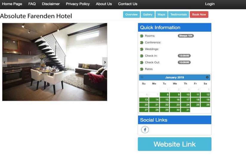 Hotel Booking System screenshot 2