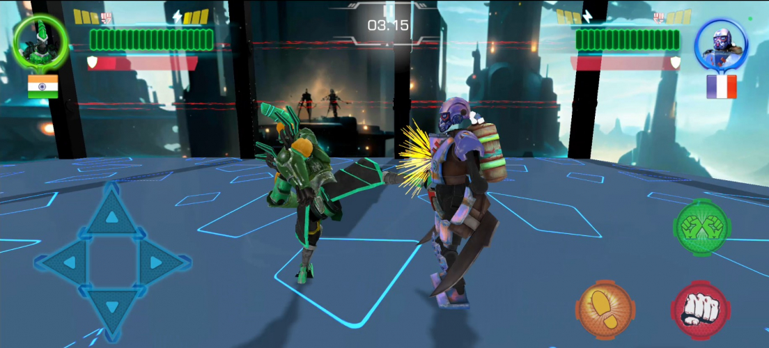 STEEL TITANS - 3D FIGHTING GAME screenshot 1