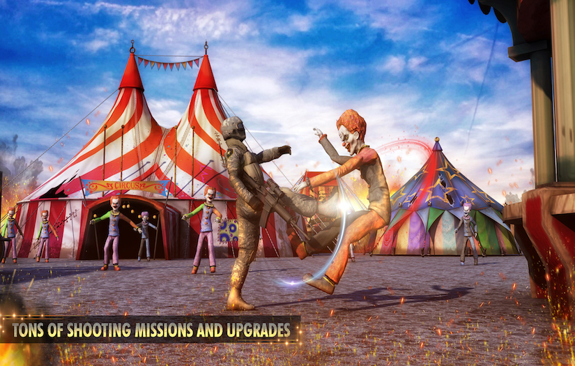 Clown Hunter - FPS Shooting Game screenshot 6