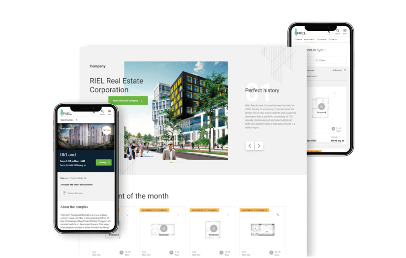 Web-Ecosystem for Real Estate Corporation screenshot 1