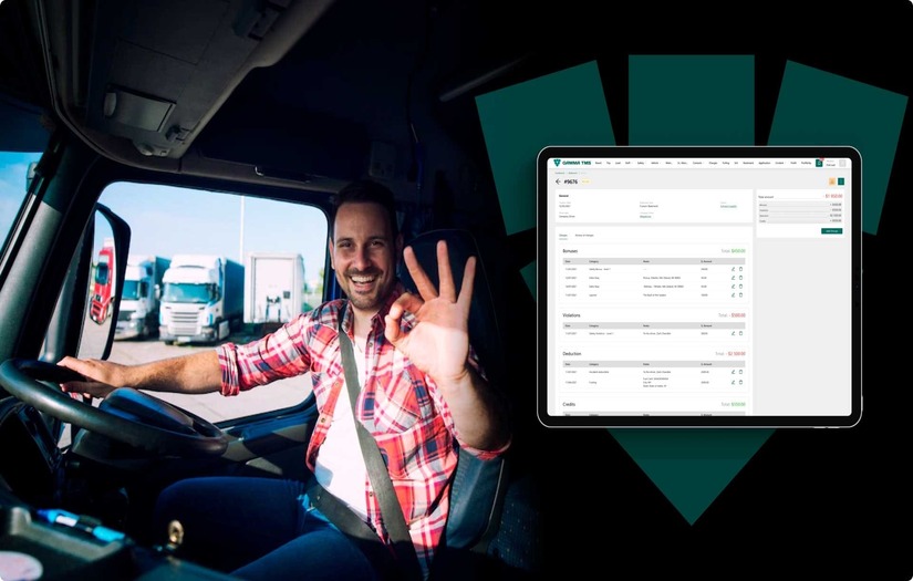 Complex digital ecosystem for trucking company screenshot 1