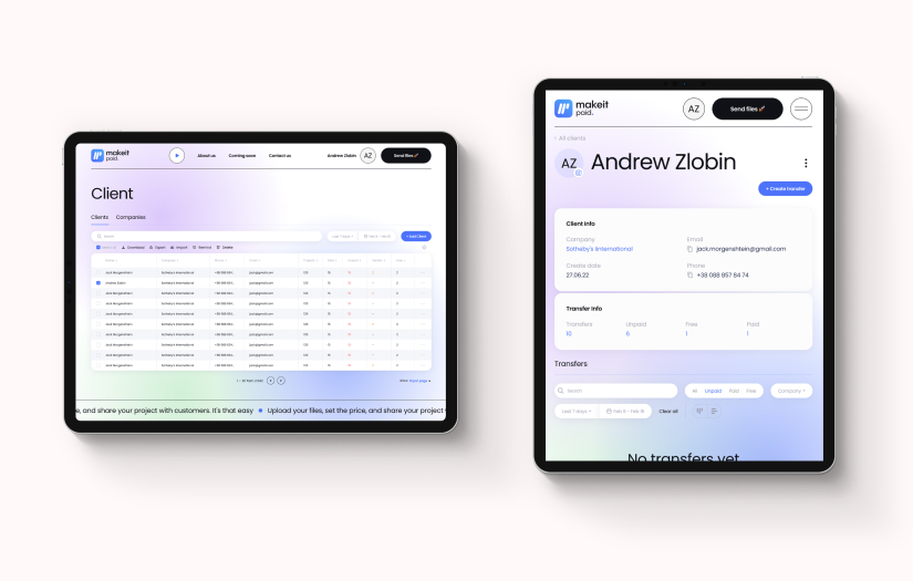 A service for securely selling photos and renders screenshot 1