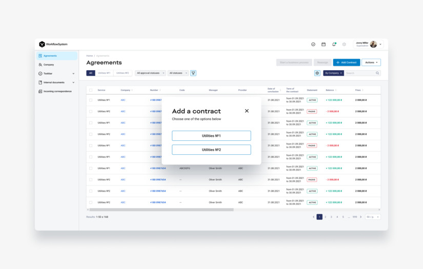 Document Flow for Energetic Company screenshot 1
