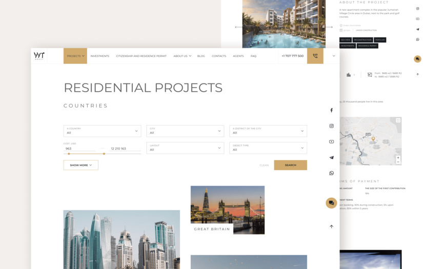 WT Group's Global Real Estate Platform screenshot 2