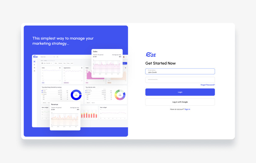 SaaS for End-to-End Analytics screenshot 1