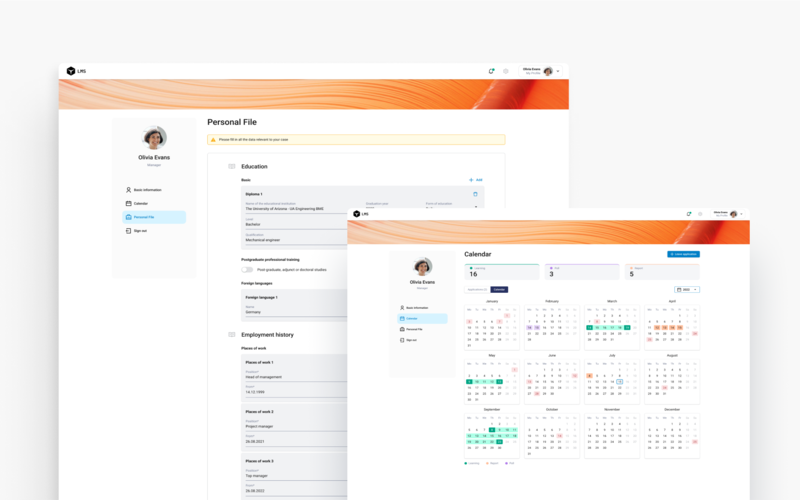 LMS Mobile App: Case screenshot 1