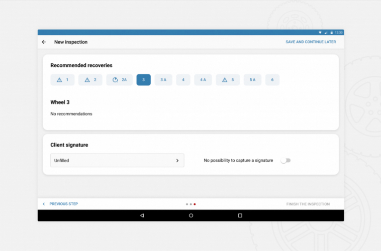 TireRoute Tire Leasing Software screenshot 1