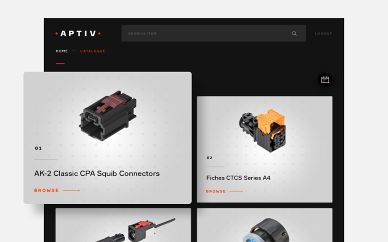APTIV: a mobile catalog of the products screenshot 1