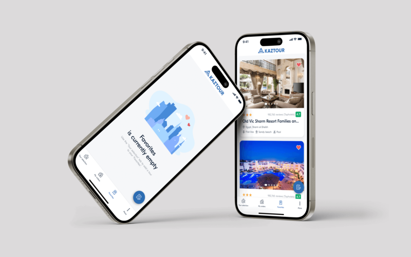 The Kaztour travel app screenshot 1