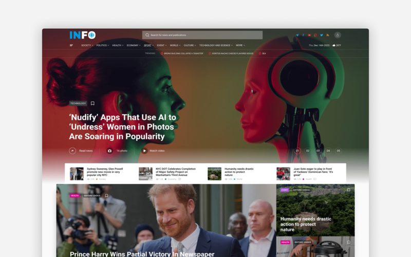 INFO: a digital ecosystem for a network of online media screenshot 3