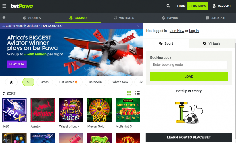 Betpawa screenshot 1