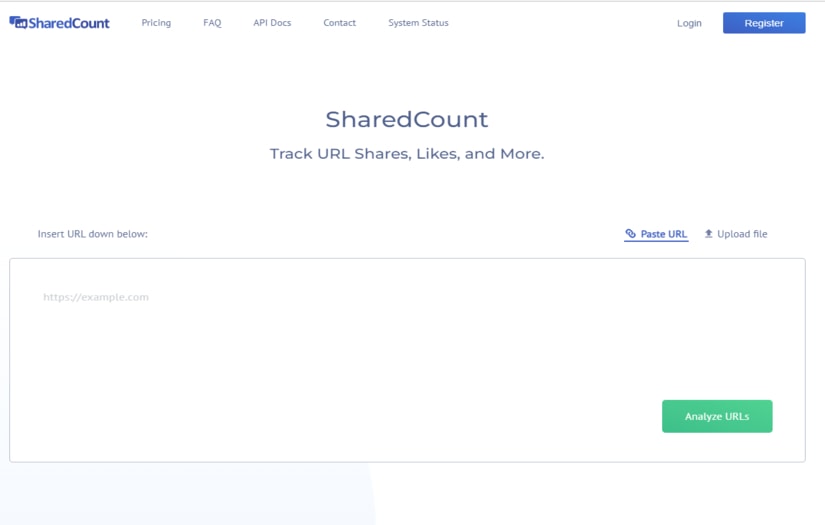 Shared Count screenshot 1